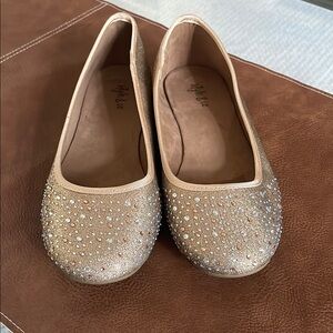Style & Co. Glittering Tan Flats
